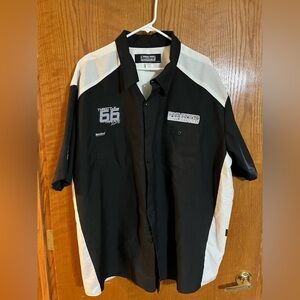 Throttle Threads Black and White Casual Shirt